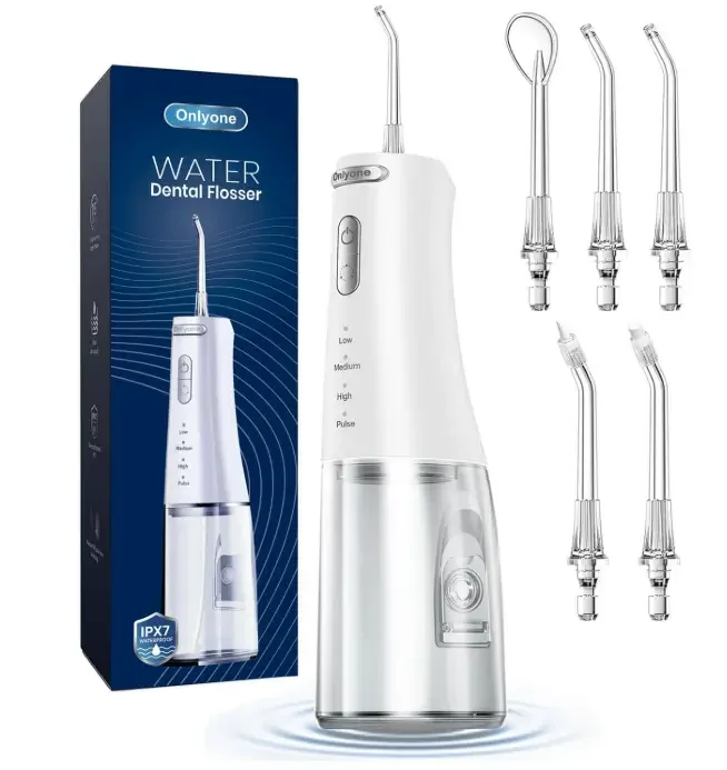 Onlyone Water Flosser with Adjustable Water Pressure for Daily Oral Care