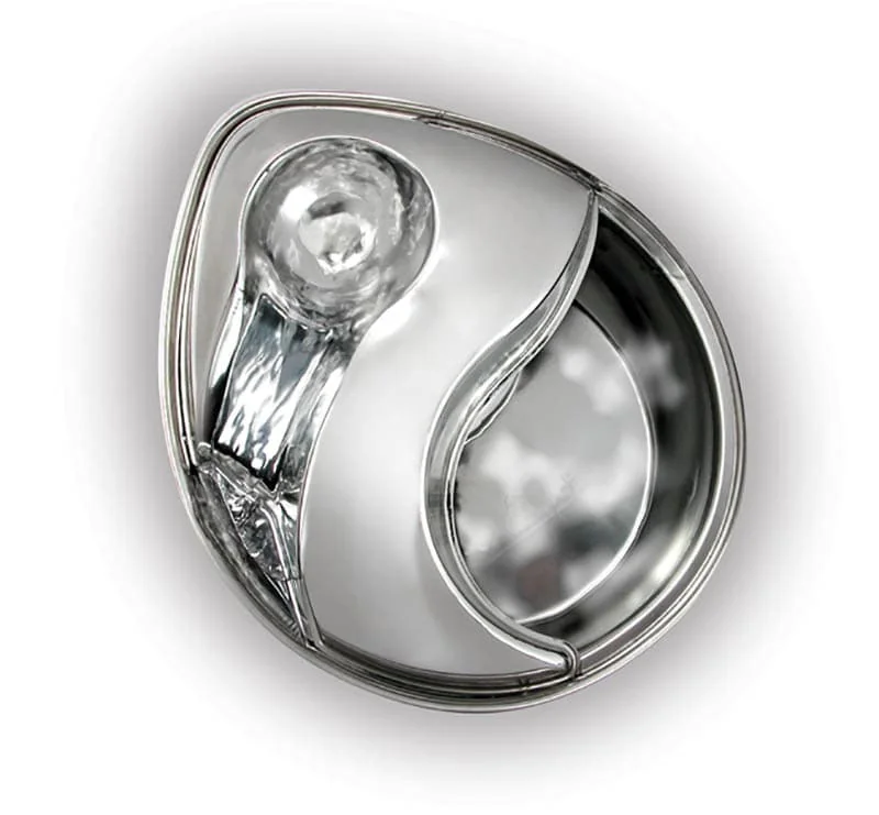 Pioneer Pet Raindrop Premium Stainless Steel Drinking Fountain 60oz