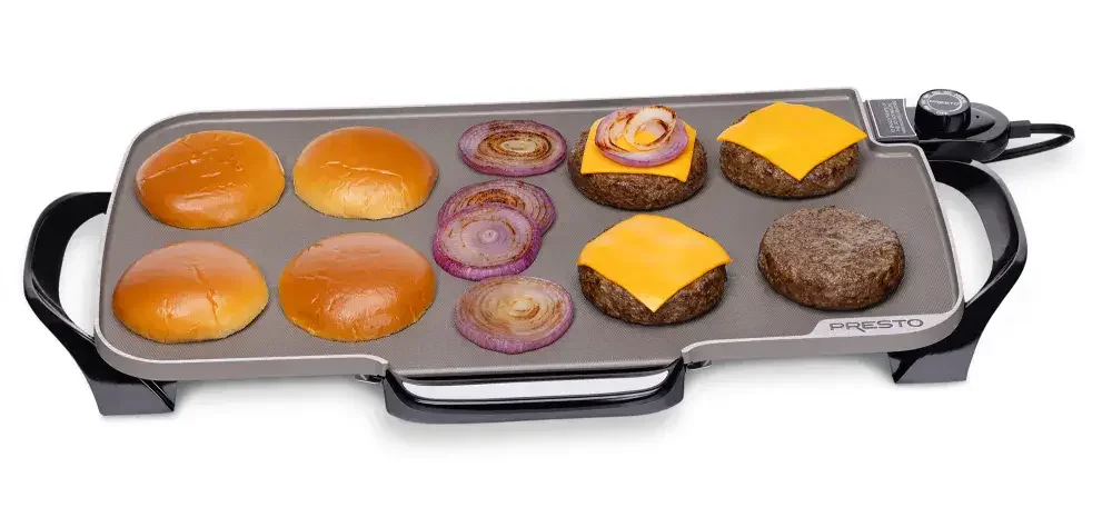 Presto 07062 22-Inch Ceramic Electric Griddle with Removable Handles