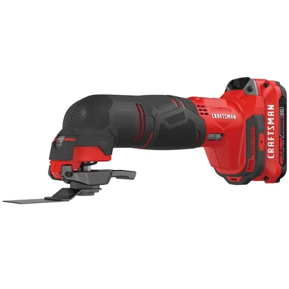 Craftsman CMCE501D1 V20 Cordless Oscillating Multi-Tool Kit with 2.0Ah Battery and Charger