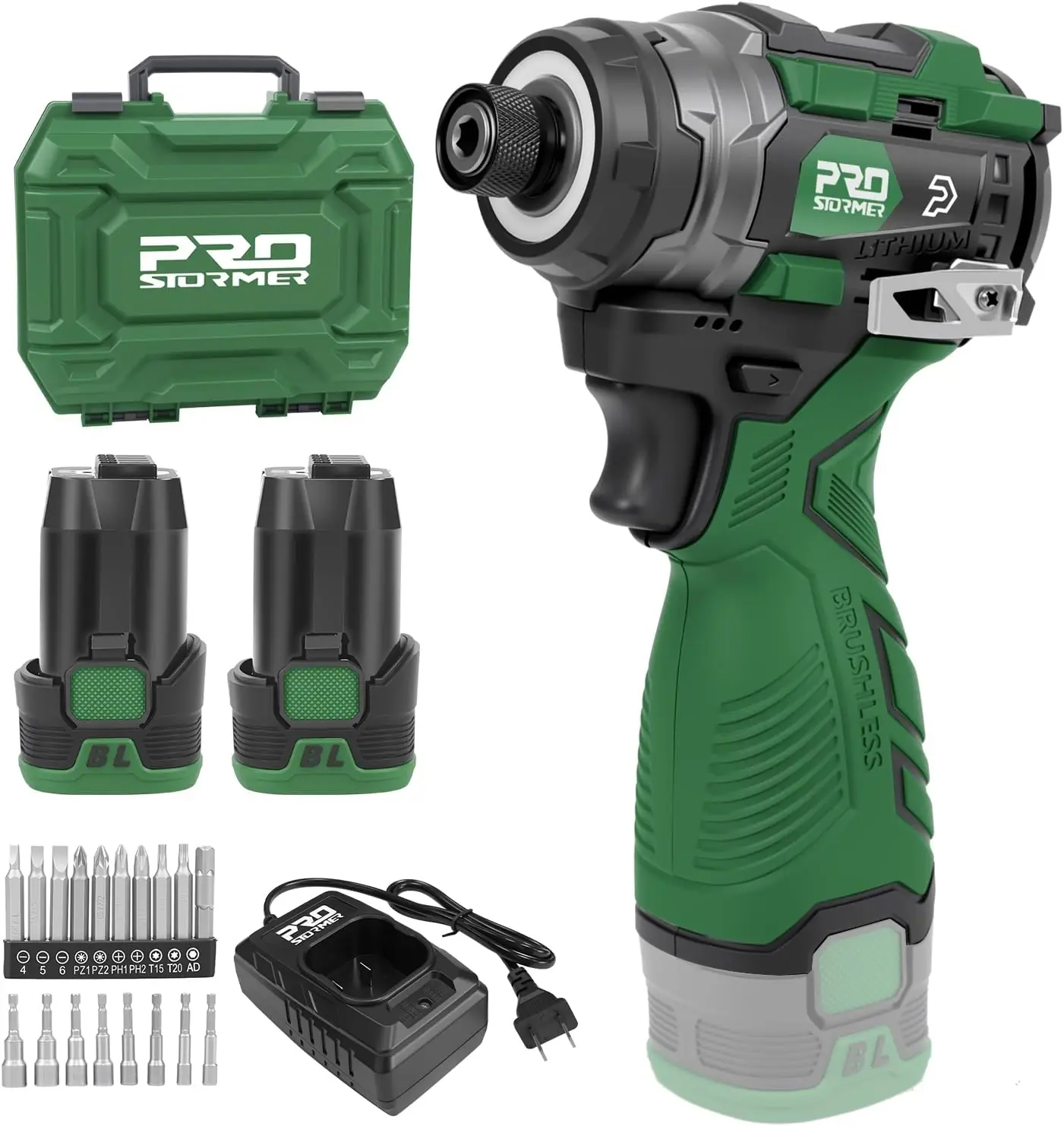 Prostormer 17V Cordless Impact Driver Set
