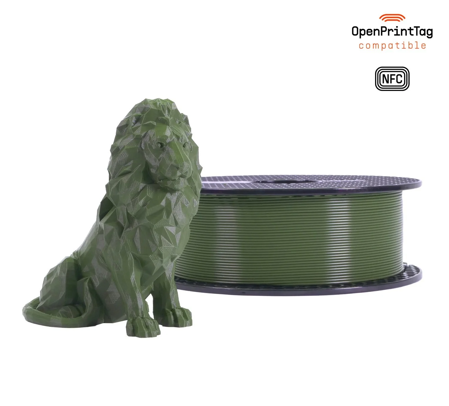 Prusament Premium PLA Army Green 1.75mm 1kg