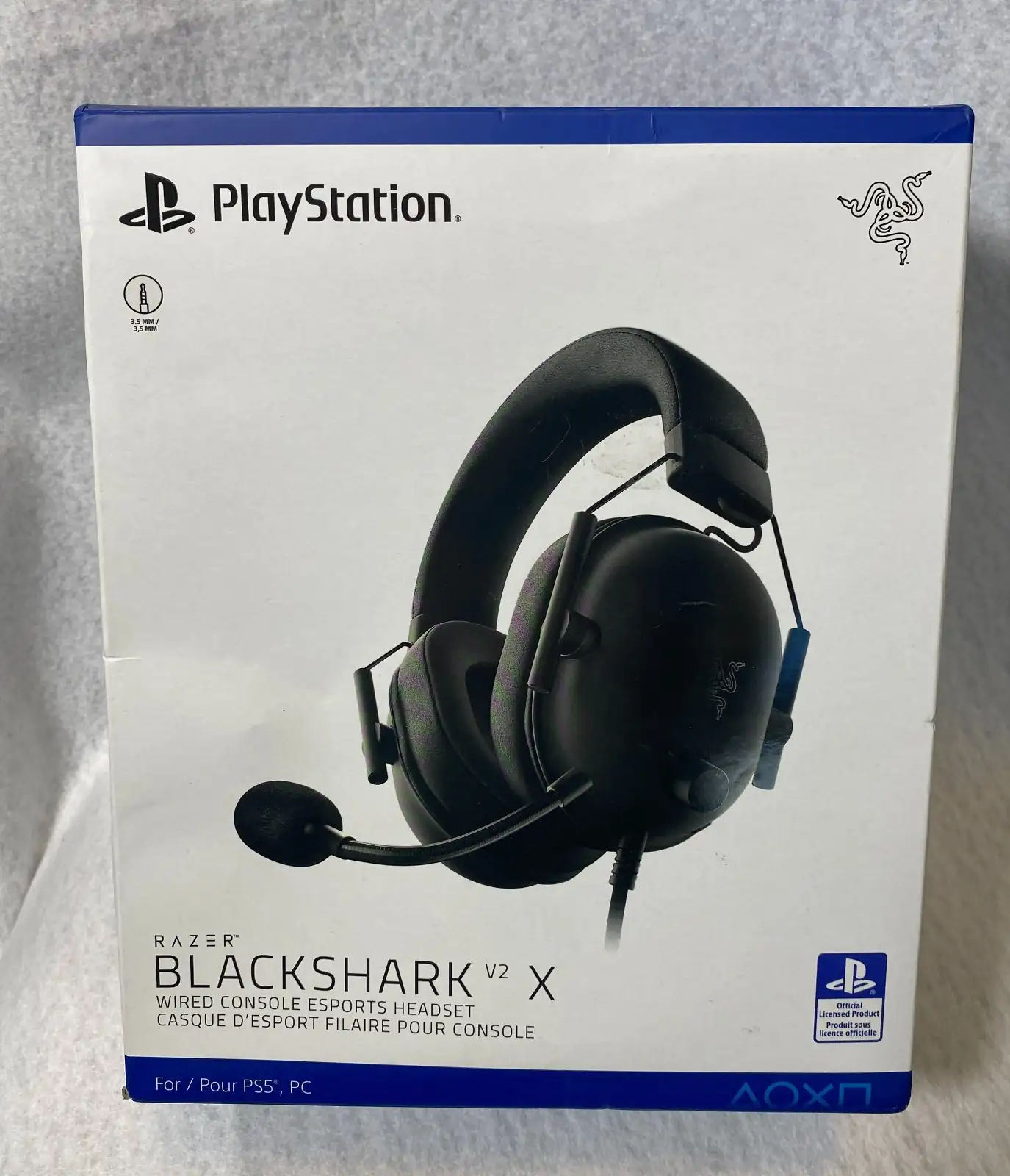 Razer BlackShark V2 X Wired PlayStation Gaming Headset