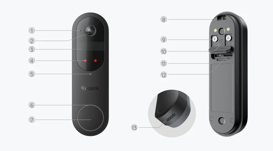 Reolink Battery Video Doorbell (2nd Gen)