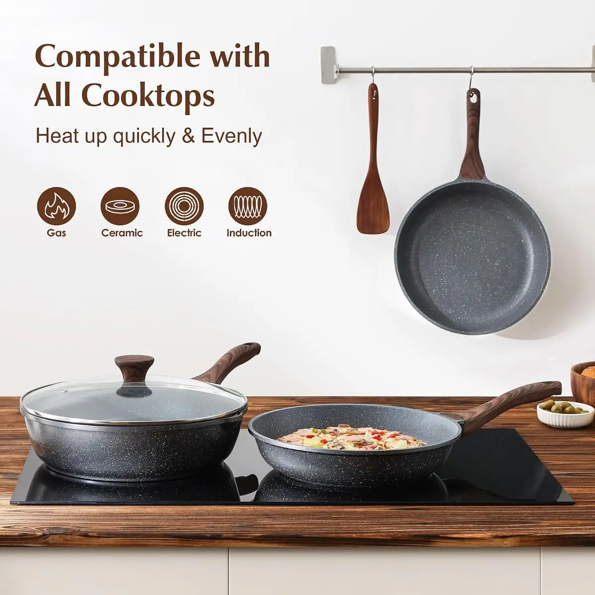 SENSARTE Nonstick Frying Pan Skillet
