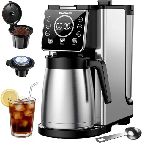 SHARDOR Single Serve and Carafe Coffee Maker