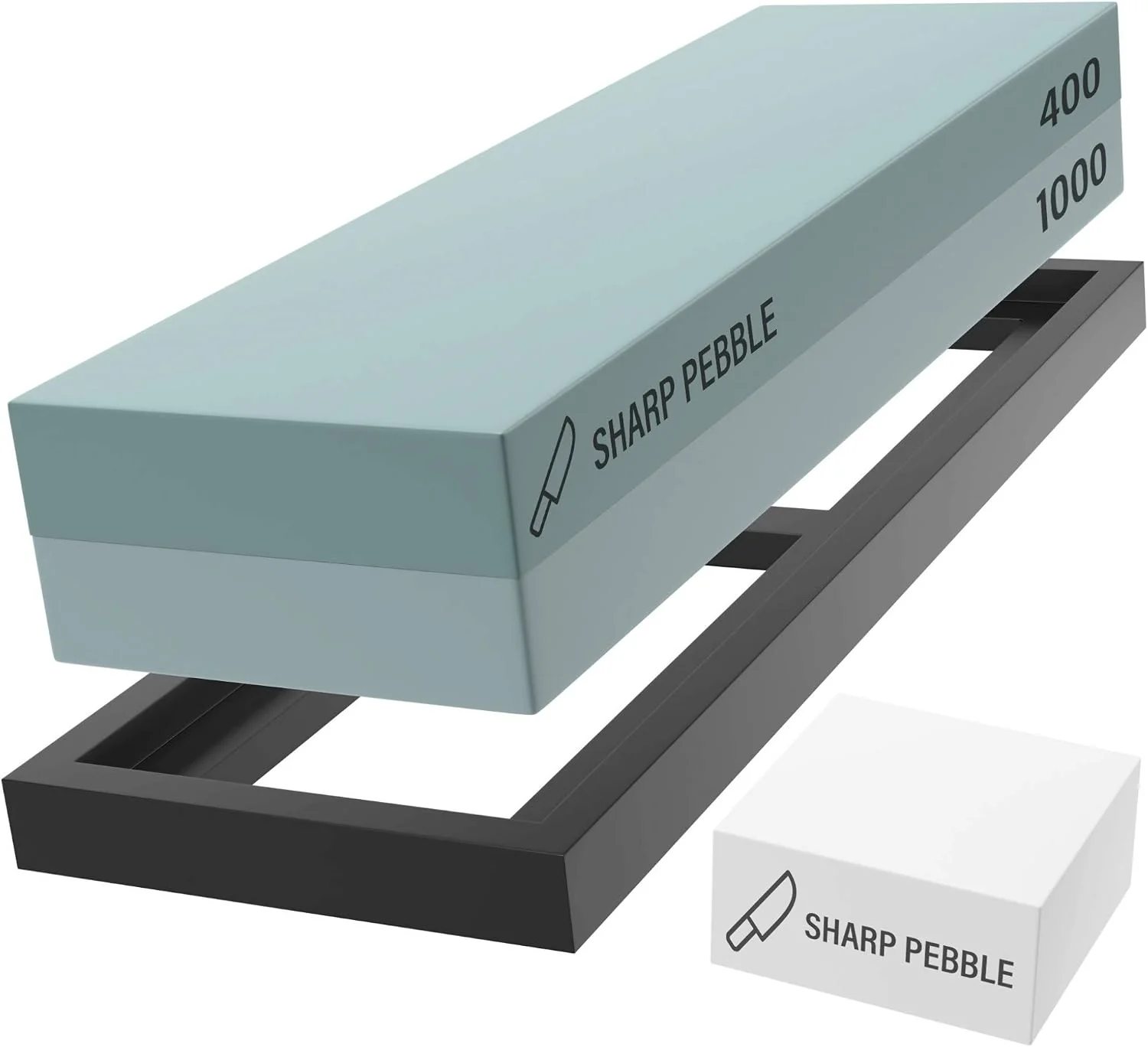 Sharp Pebble Whetstone Knife Sharpening Stone Kit
