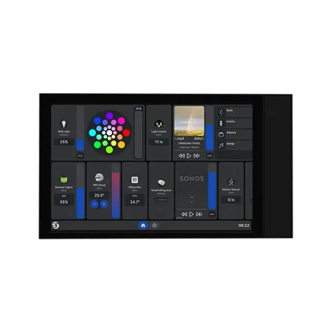 Shelly Wall Display XL Black 10.1 Inch Touchscreen WiFi Built-in 5A Relay