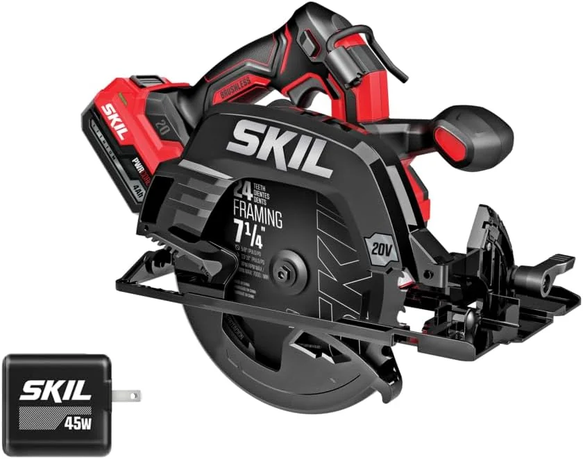 SKIL PWR CORE 20 Brushless 20V 7-1/4-Inch Circular Saw Kit