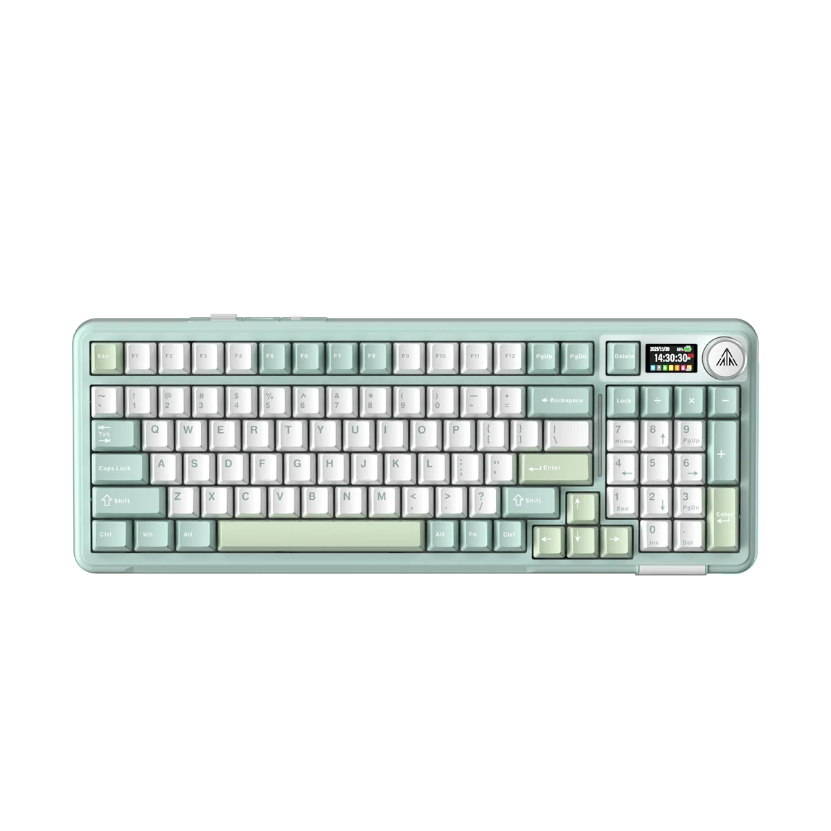 SOLAKAKA A99 Pro Mechanical Keyboard with LCD Screen & Metal Knob