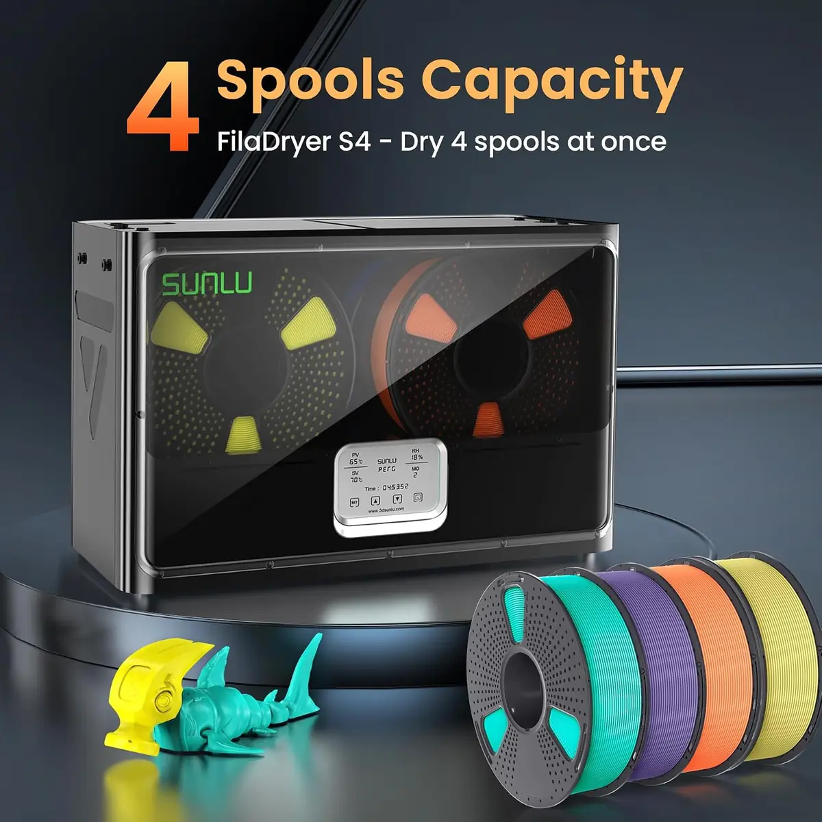 SUNLU S4 3D Printer Filament Dryer