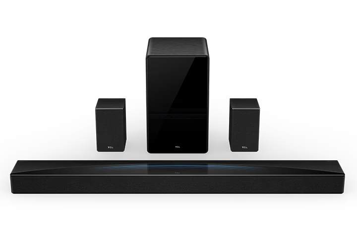 TCL Q85H 7.1.4 Dolby Atmos Soundbar with Wireless Sub & Surrounds