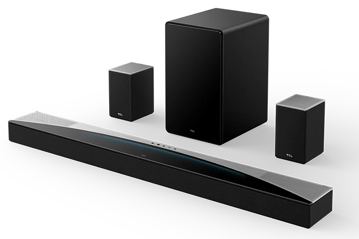 TCL Q85H 7.1.4 Dolby Atmos Soundbar with Wireless Sub & Surrounds