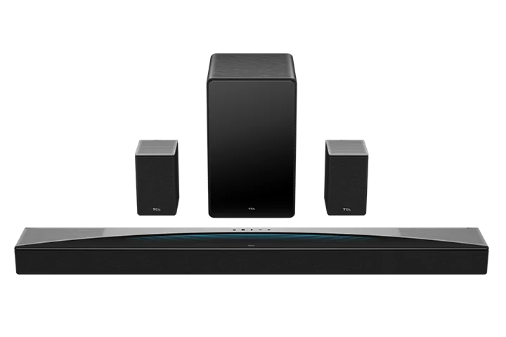 TCL Q85H 7.1.4 Dolby Atmos Soundbar with Wireless Sub & Surrounds