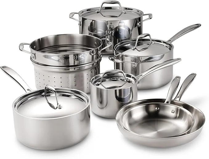 Tramontina Signature Tri-Ply Clad Stainless Steel 11-Piece Set
