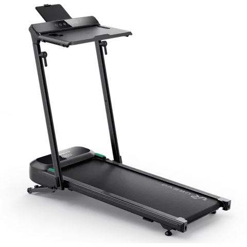 UREVO Foldable Treadmill with Adjustable Laptop