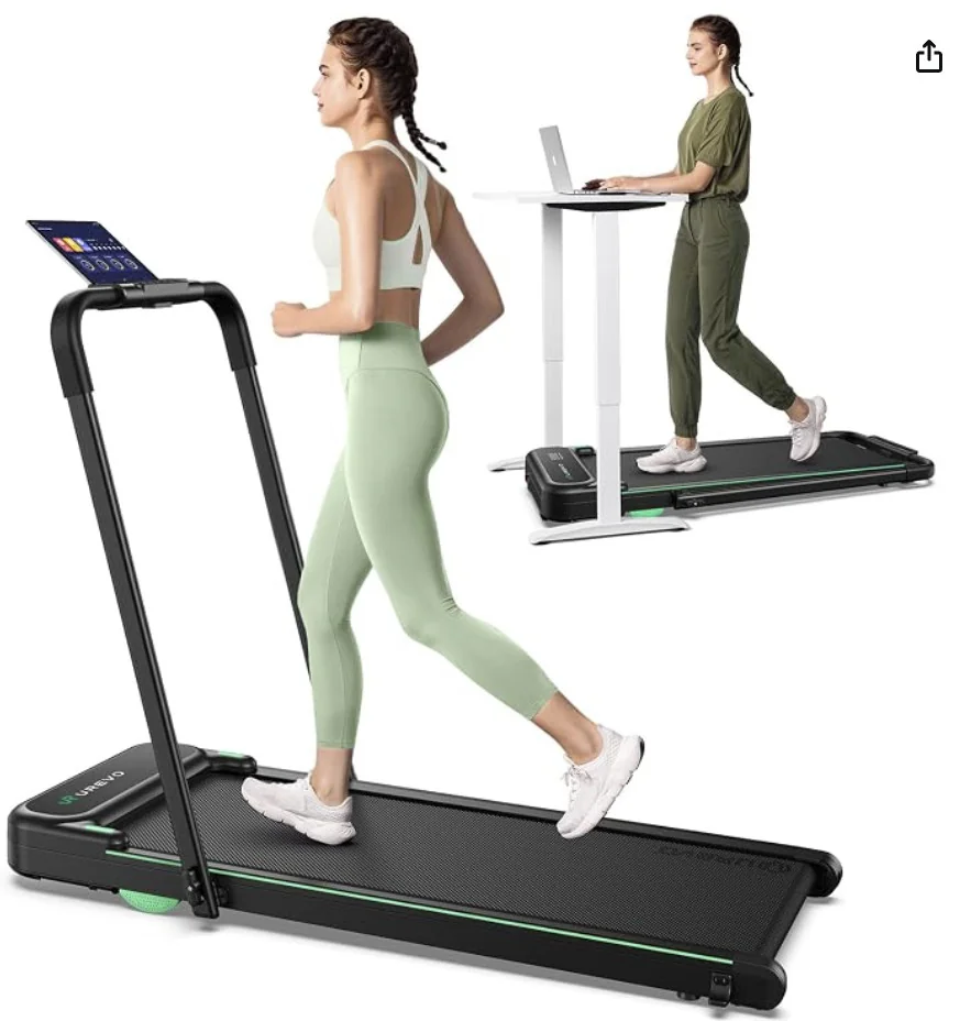 UREVO Smart 2-in-1 Folding Treadmill
