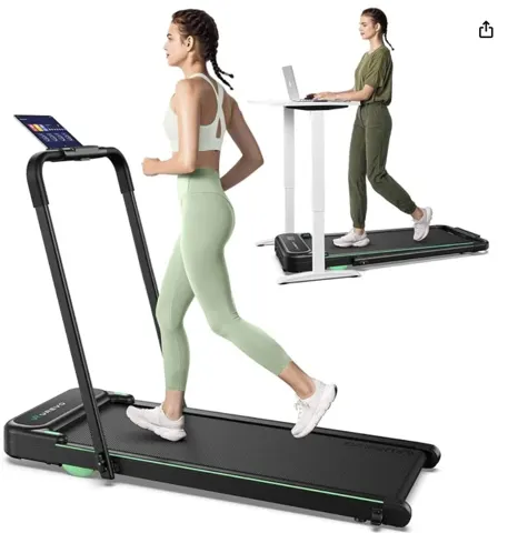 UREVO Smart 2-in-1 Folding Treadmill