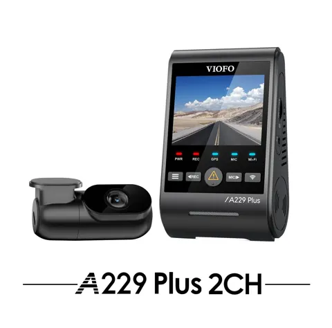 VIOFO Dual Dash Cam 2K 1440P 60fps+1080P 30fps
