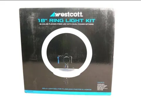 Westcott 18-inch Bi-Color LED Ring Light Kit