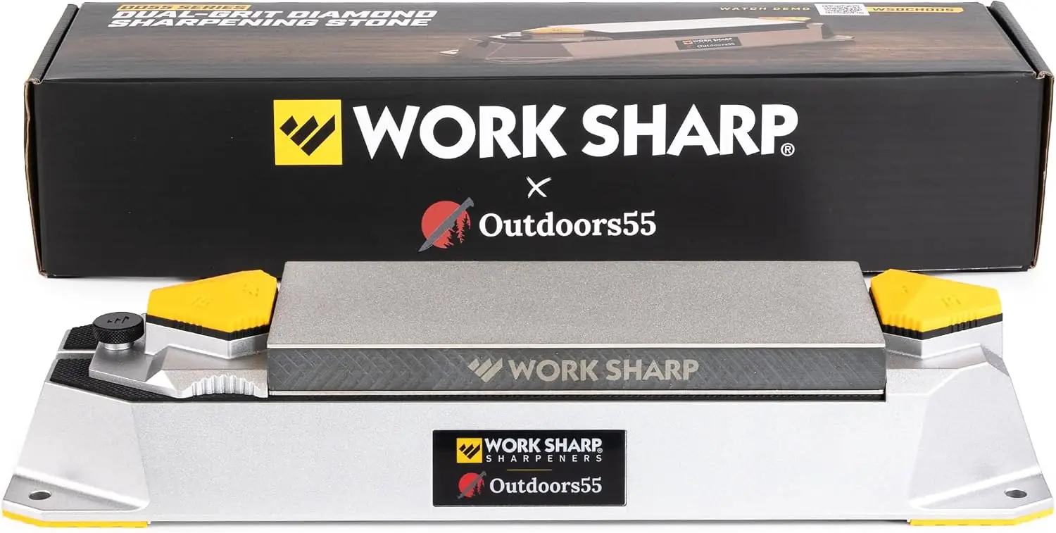 Work Sharp OD55 Dual Grit Diamond Sharpening Stone System
