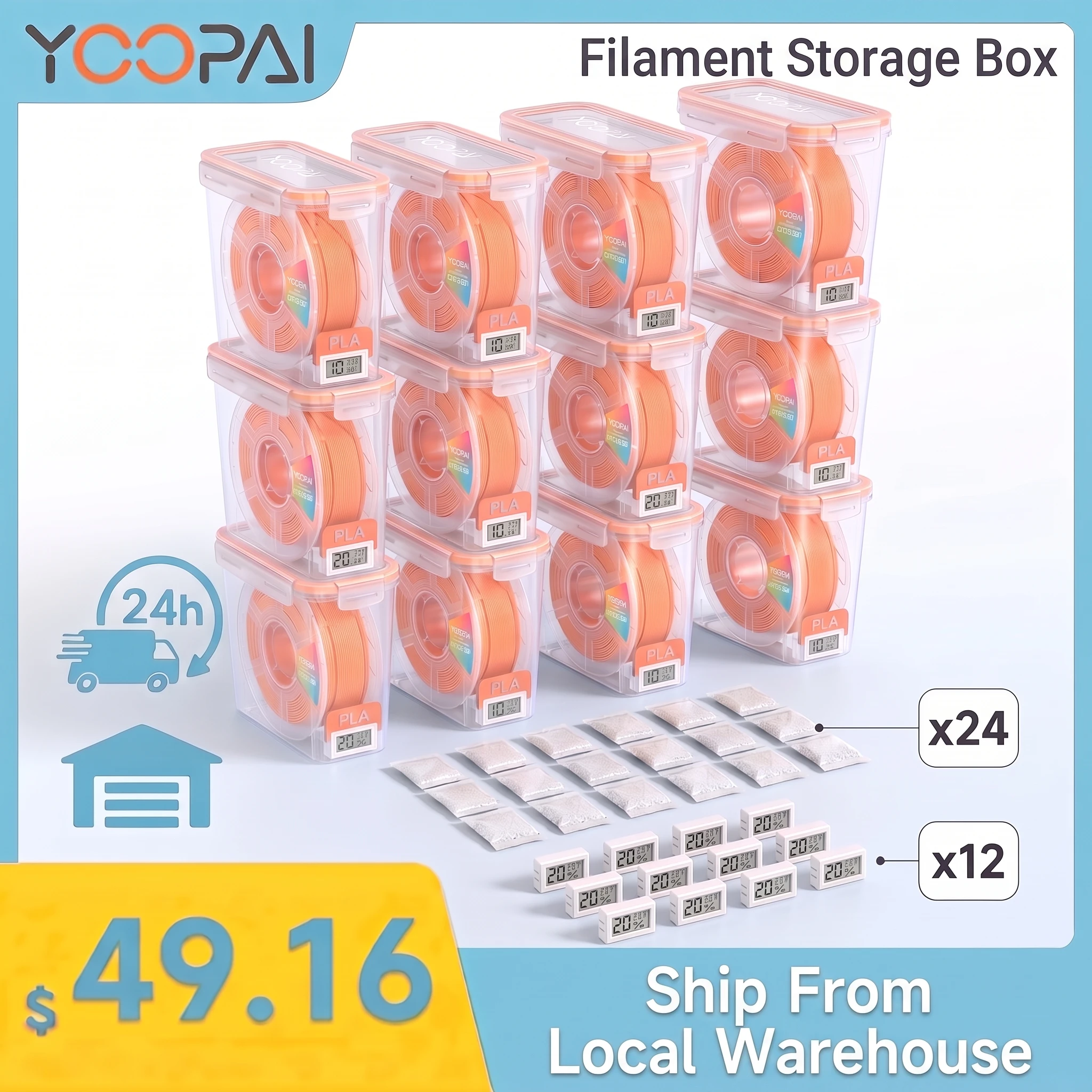 YOOPAI 3D Printer Filament Storage Box